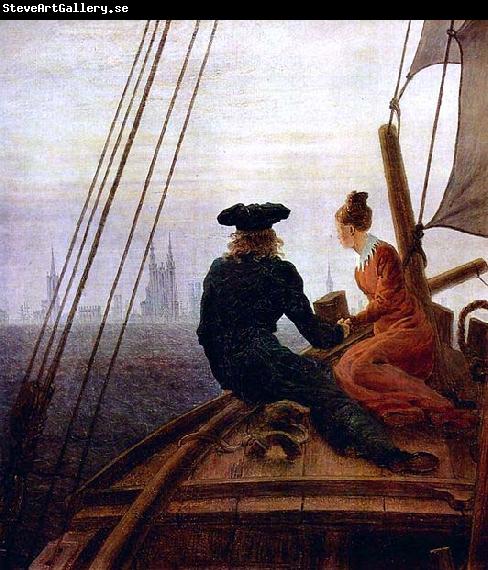 Caspar David Friedrich On the sailing-vessel